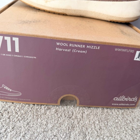 Allbirds Women's Wool Runner Mizzle Sneakers in Mauve - Picture 7 of 7